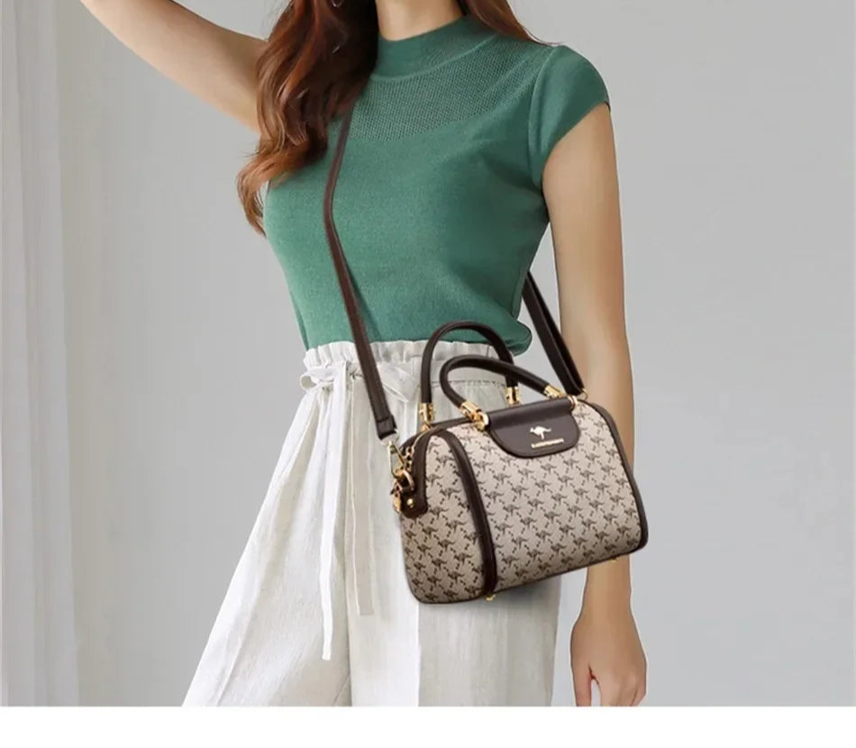 Casual Tote Women's Handbag: High-Quality Leather Top-Handle with Luxury