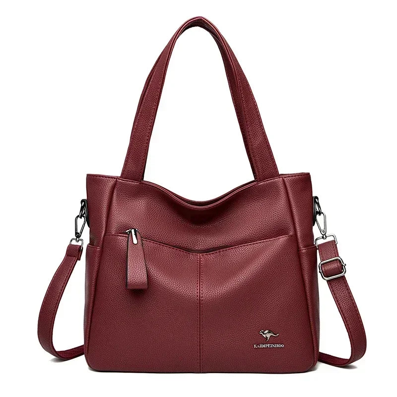 High-Quality Casual Luxury Women's Leather Handbag