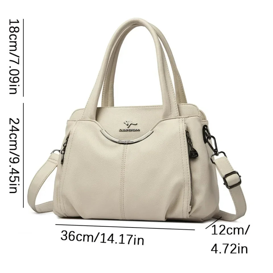 High-Quality Casual Luxury Women's Leather Handbag