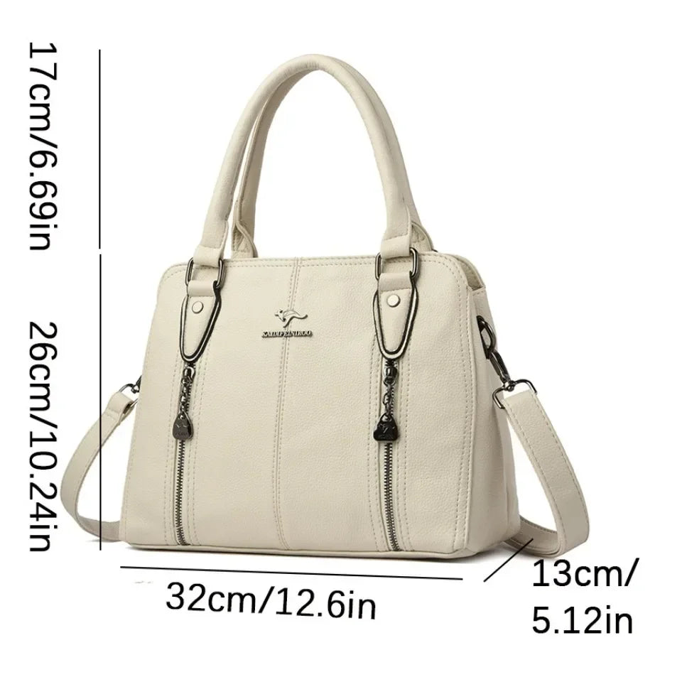 High-Quality Casual Luxury Women's Leather Handbag