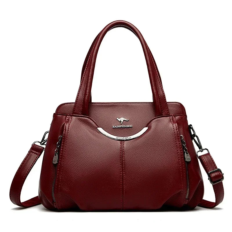 High-Quality Casual Luxury Women's Leather Handbag