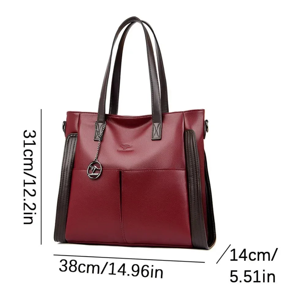 High-Quality Casual Luxury Women's Leather Handbag