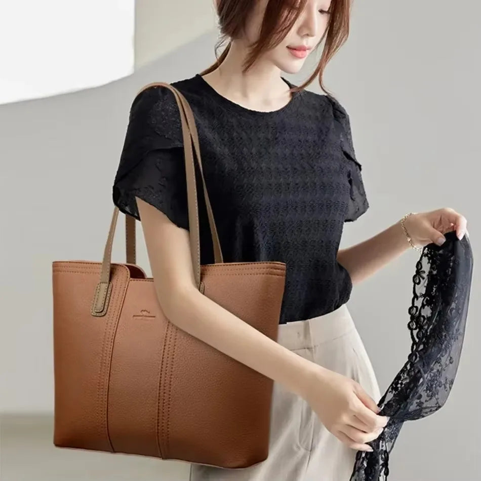 3-Layer Alligator Leather Crossbody Bag: Luxury Designer Handbag for Women