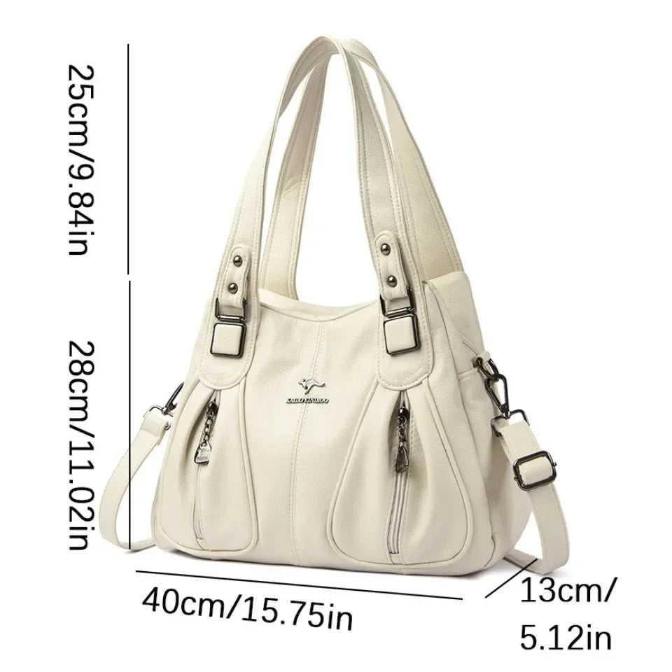 High-Quality Casual Luxury Women's Leather Handbag