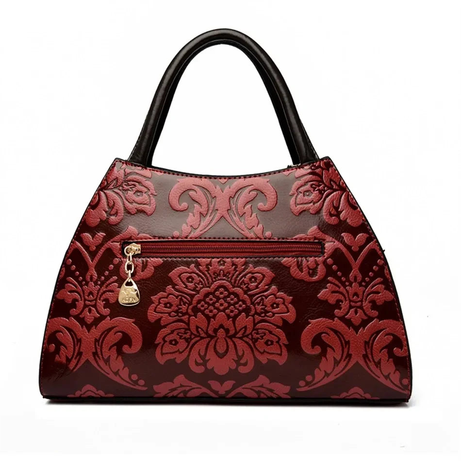 Casual Tote Women's Handbag: High-Quality Leather Top-Handle with Luxury