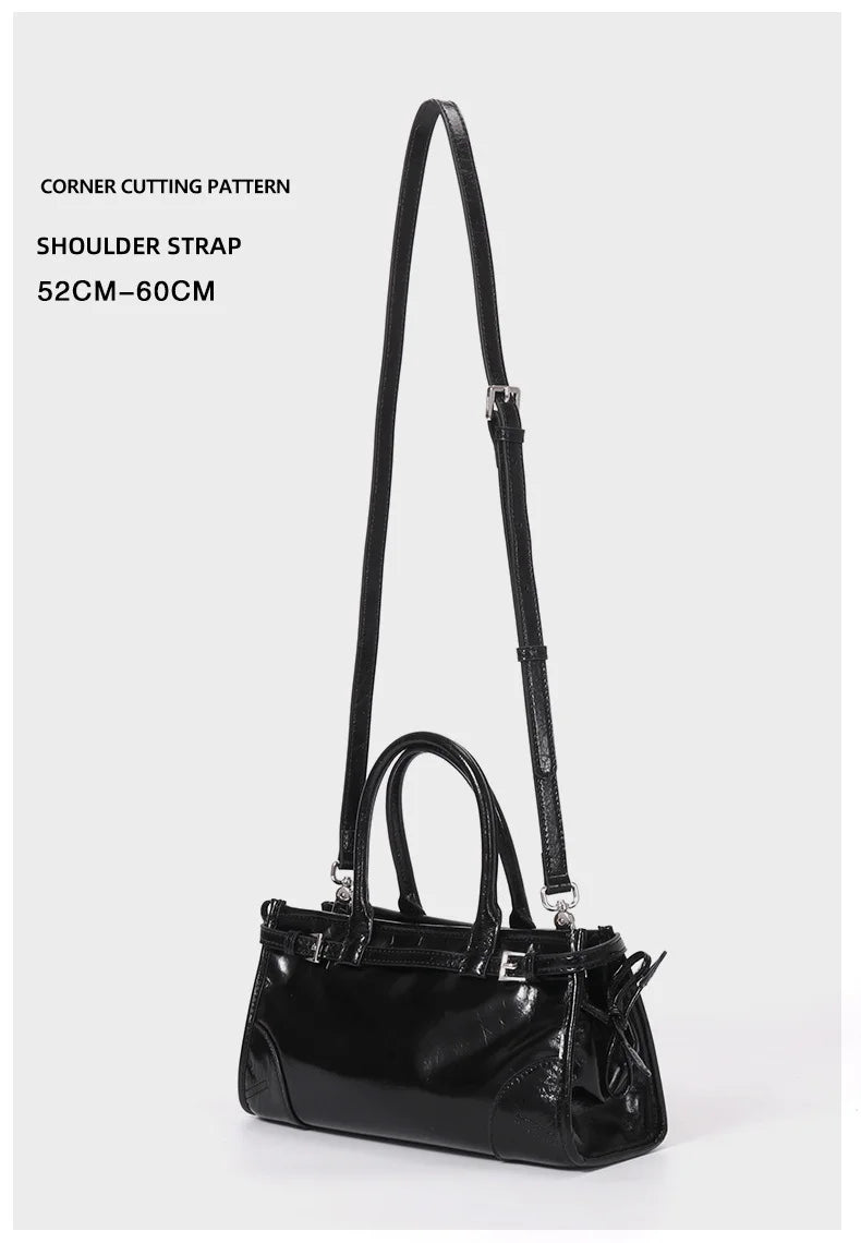 Luxury Bowling Tote Bag: High-End Women's Handbag with Large Capacity