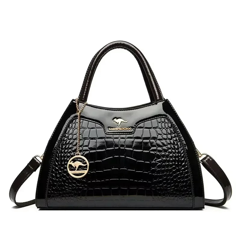 Casual Tote Women's Handbag: High-Quality Leather Top-Handle with Luxury