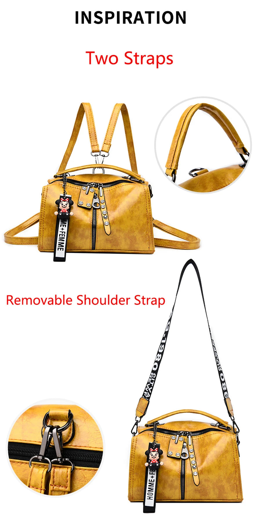 2025 New Fashion Multifunction Women's Handbags: High-Quality Leather Shoulder & Tote Bag