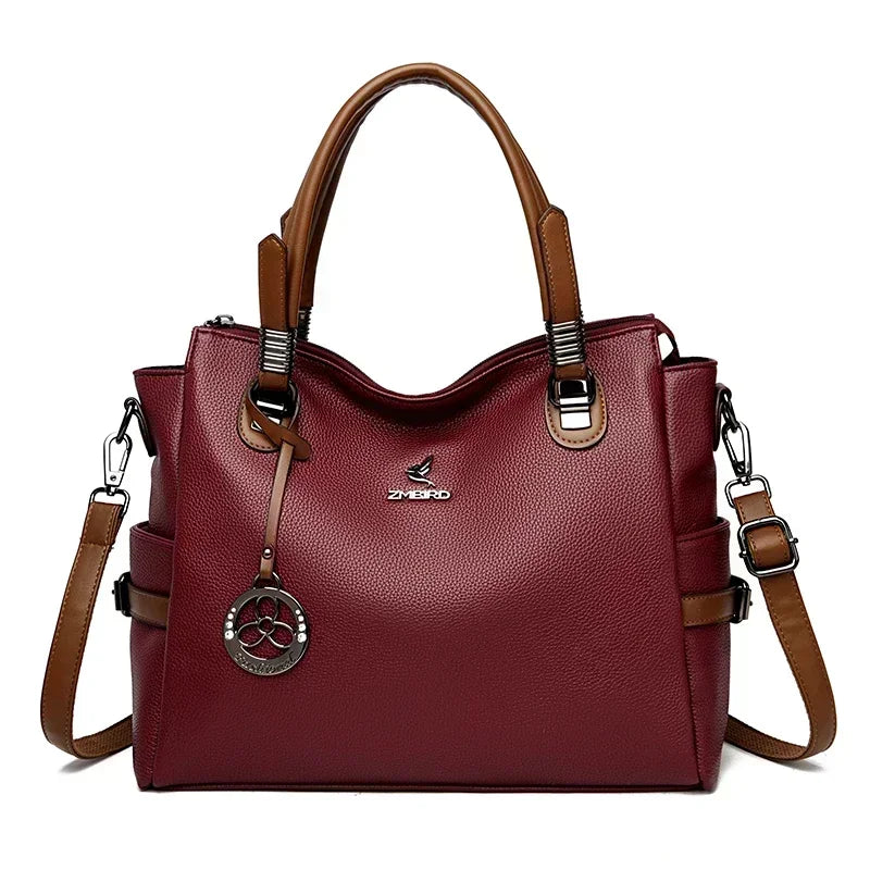 High-Quality Casual Luxury Women's Leather Handbag