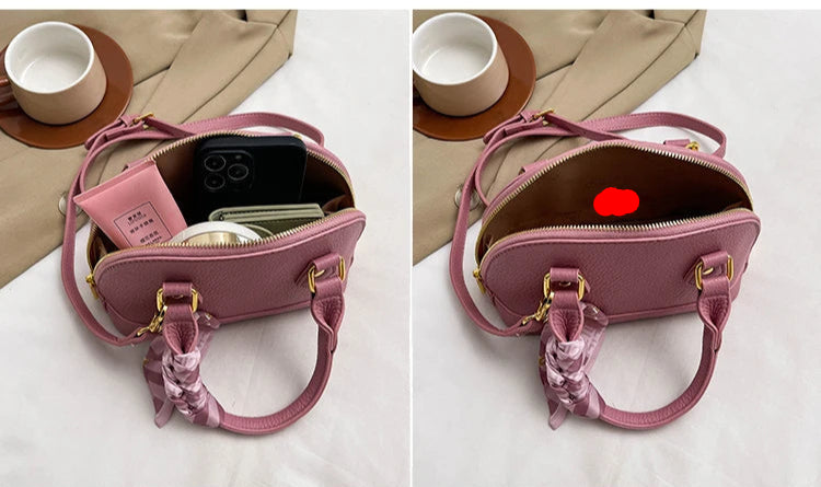 2025 High-End Handbag for Women - New Niche Versatile Hand-Held Shell Bag for Commuting with Fashionable Temperament