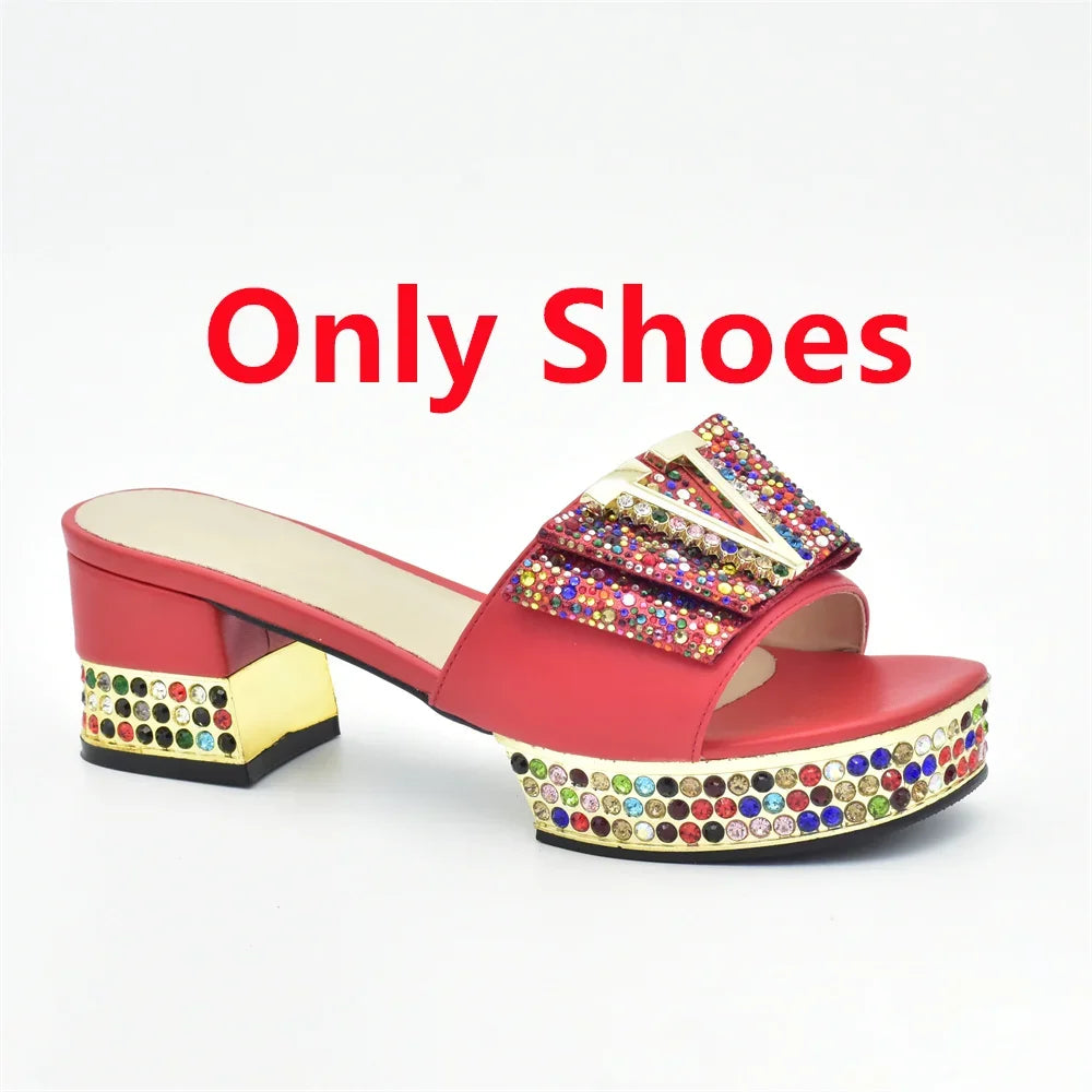 New Arrival Women's Shoes and Bags Match Set - Sale on Shoe and Bag Set for Parties and Weddings