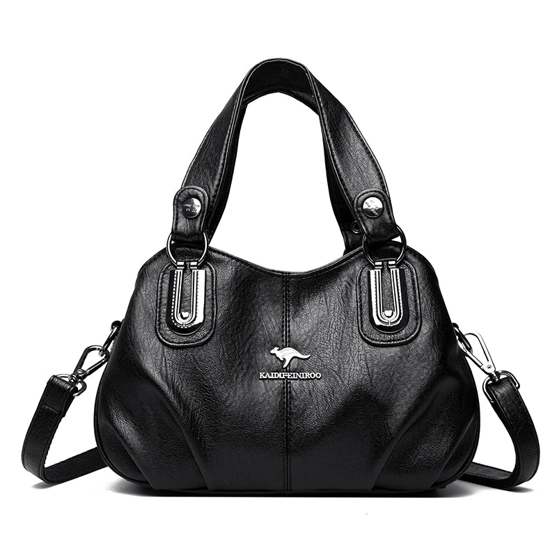 2025 Luxury 100% Cow Leather Women's Handbag: New Genuine Design