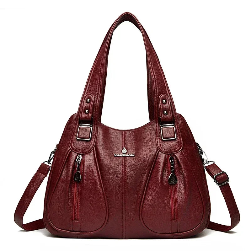 High-Quality Casual Luxury Women's Leather Handbag