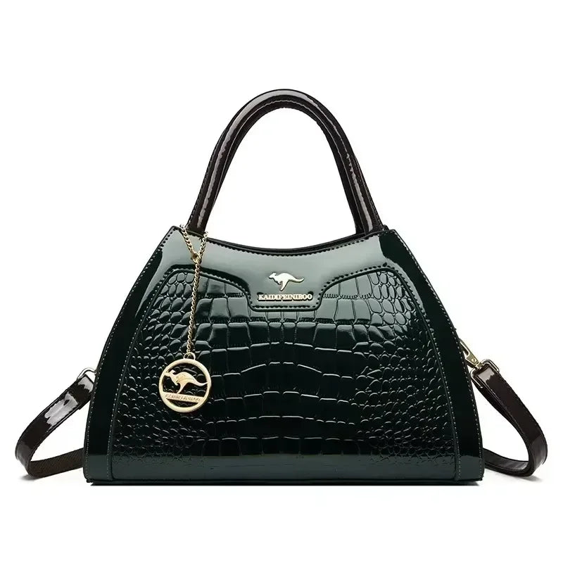 Casual Tote Women's Handbag: High-Quality Leather Top-Handle with Luxury