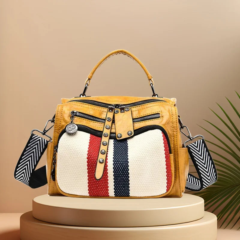 2025 New Luxury Fashion Backpack for Women: Multi-Pockets Crossbody & Travel Bag