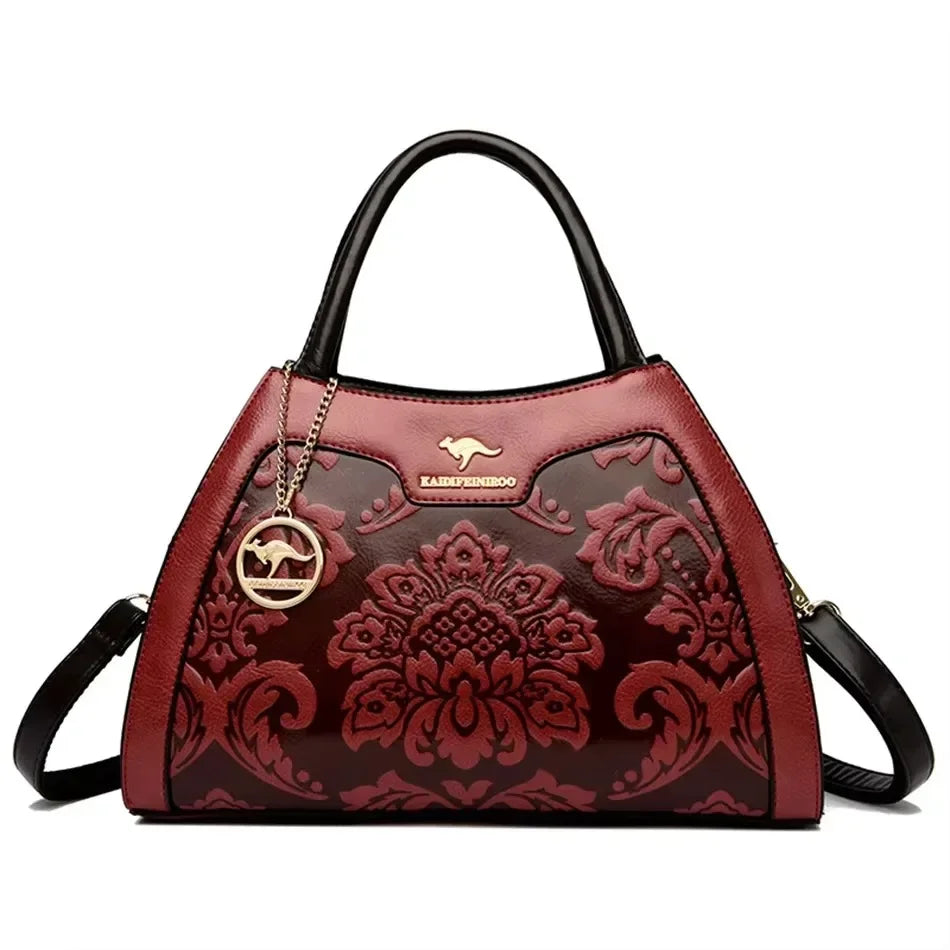 Casual Tote Women's Handbag: High-Quality Leather Top-Handle with Luxury