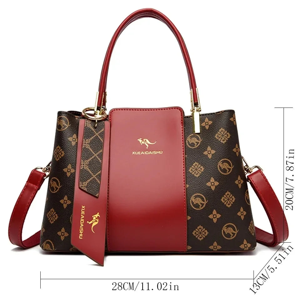 Casual Tote Women's Handbag: High-Quality Leather Top-Handle with Luxury