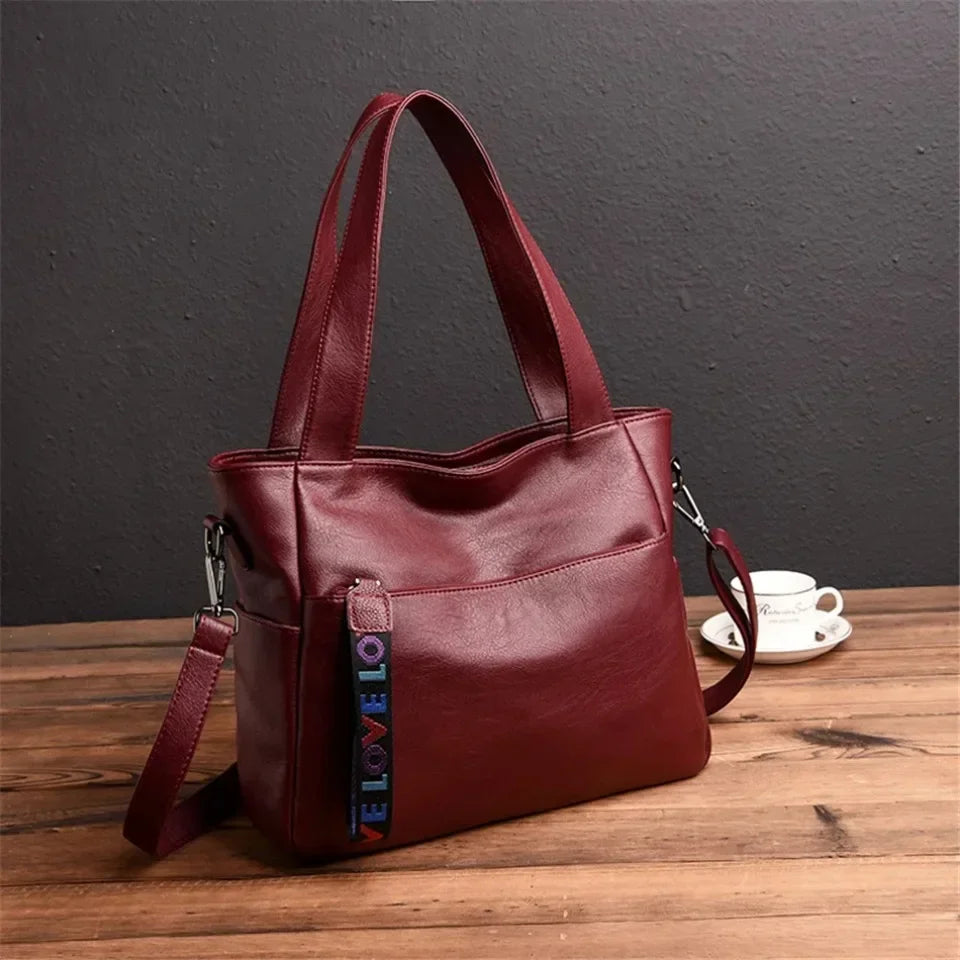 High-Quality Casual Luxury Women's Leather Handbag