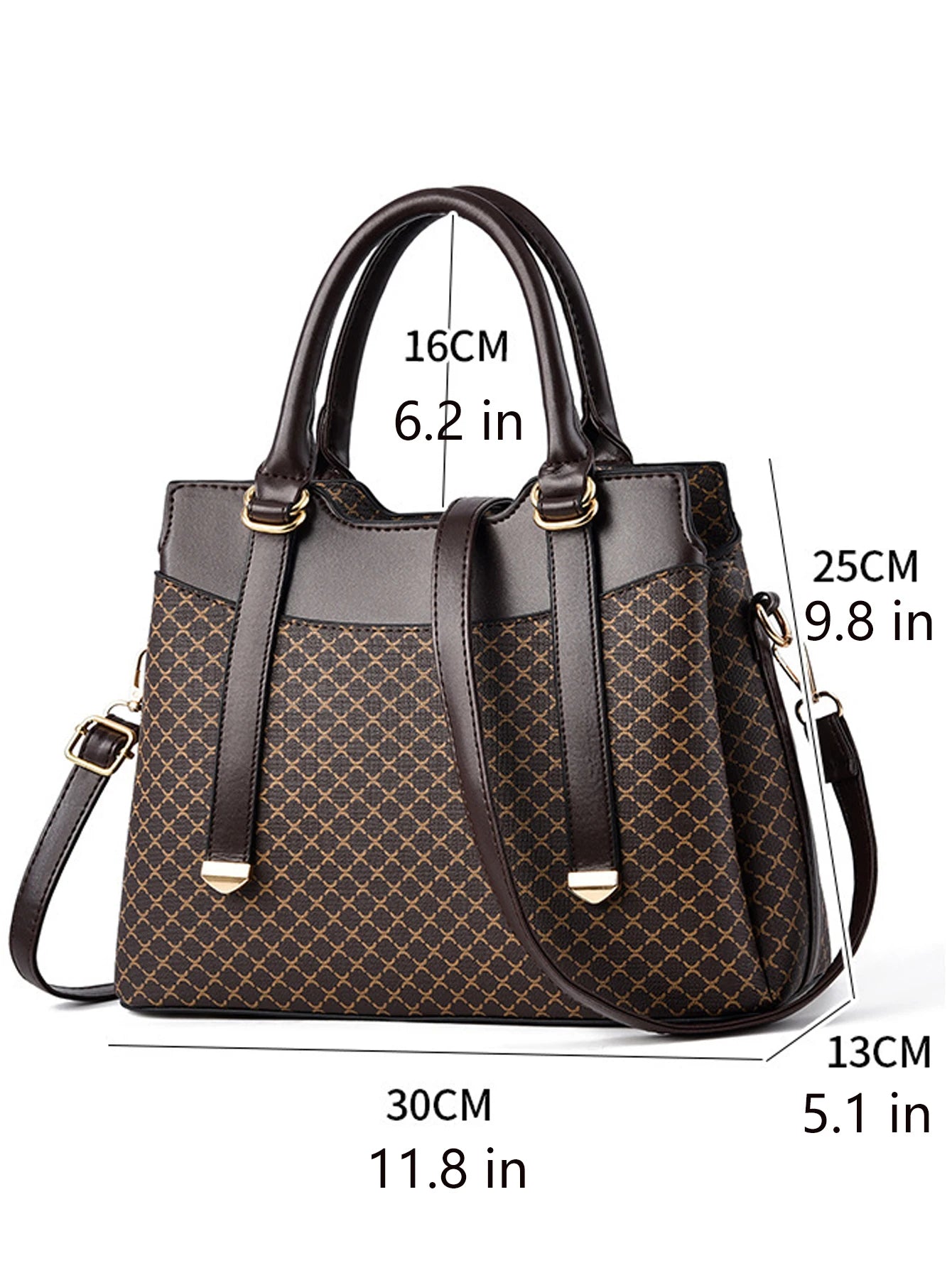 2025 Women's Luxury Large Capacity Handbag: Handmade Fashion Shoulder Bag for Office & Travel