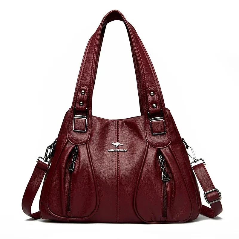 High-Quality Casual Luxury Women's Leather Handbag