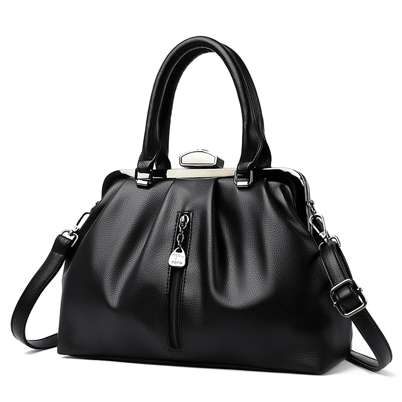 Brand Luxury Handbags: Designer Real Leather Crossbody & Shoulder Tote Bag for Women