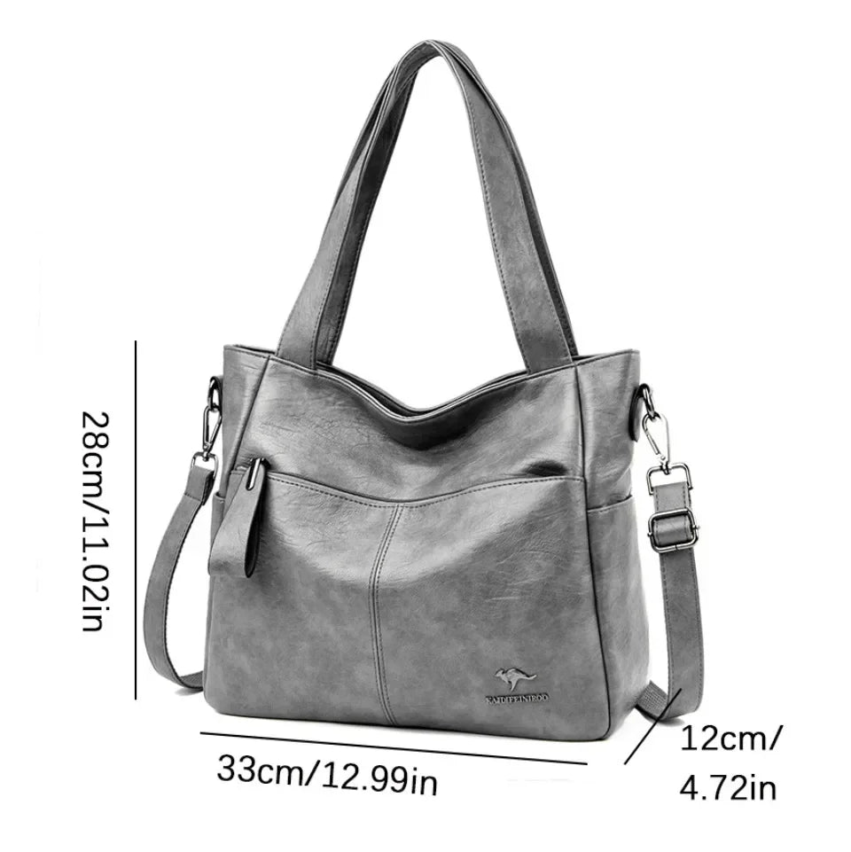 High-Quality Casual Luxury Women's Leather Handbag