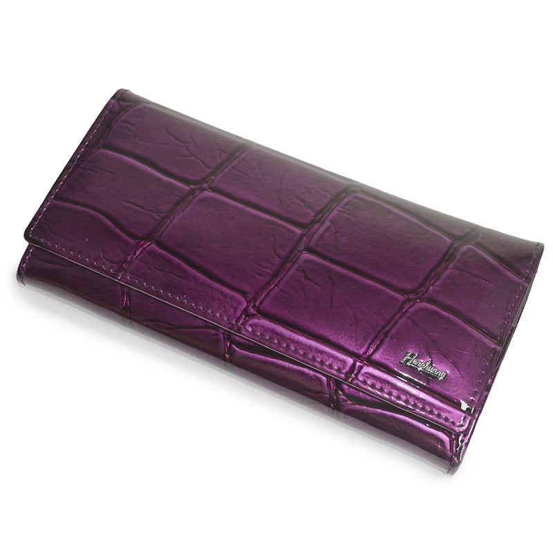 New Women's Wallet: Large Capacity Cow Leather Purse & Card Holder